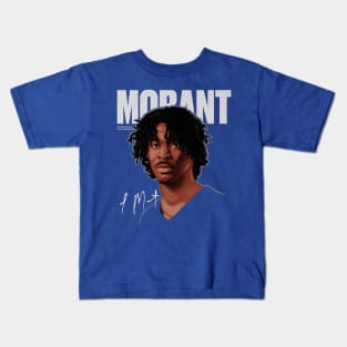 ja morant game face Kids T-Shirt